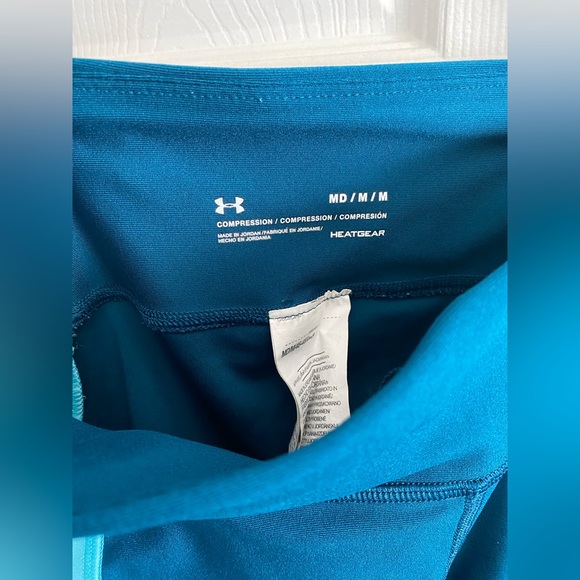 Under armour teal cropped tights - Picture 2 of 2